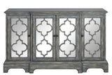 Antique Grey Accent Cabinet