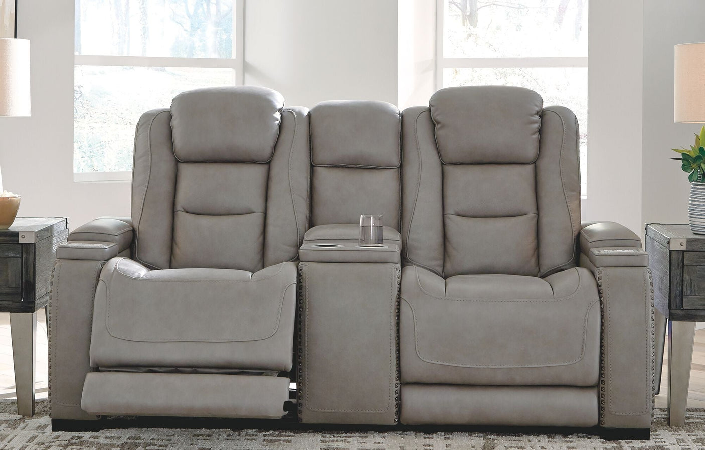 Man-Den Power Reclining Sofa, Loveseat & FREE Recliner