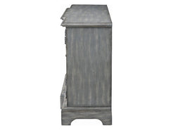 Antique Grey Accent Cabinet