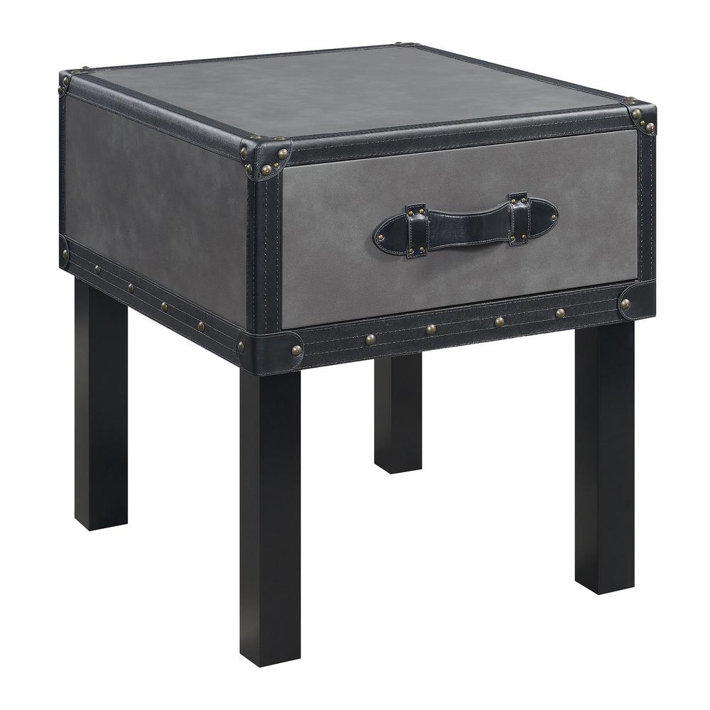 Louie Grey End Table