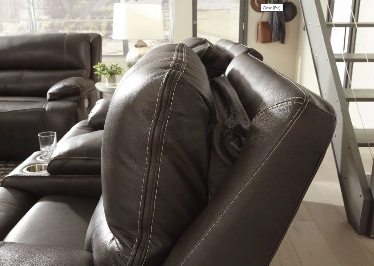 Haskell Leather Sectional
