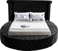 GiGi Black Round King Bed