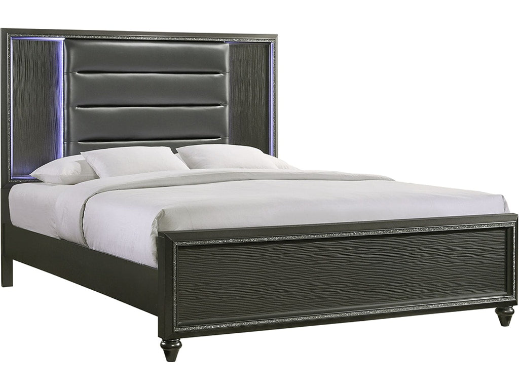 Moonstone Queen Bed w/ Nightstand & Chest