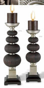 Mille Ripple Candleholder Set - Katy Furniture