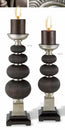 Mille Ripple Candleholder Set - Katy Furniture