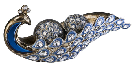 Peacock Decorative Bowl W/Spheres - Katy Furniture
