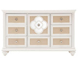 Paris Twin Upholstered 6pc Bedroom Set - Katy Furniture