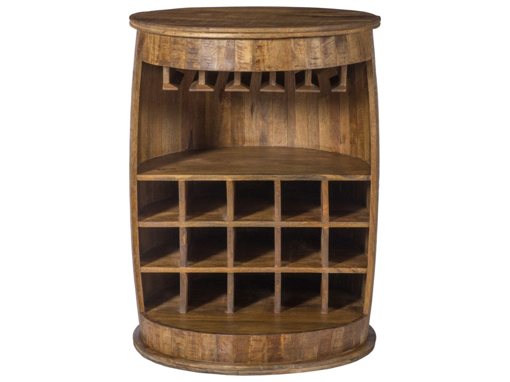Markers Round Wine Bar Cabinet