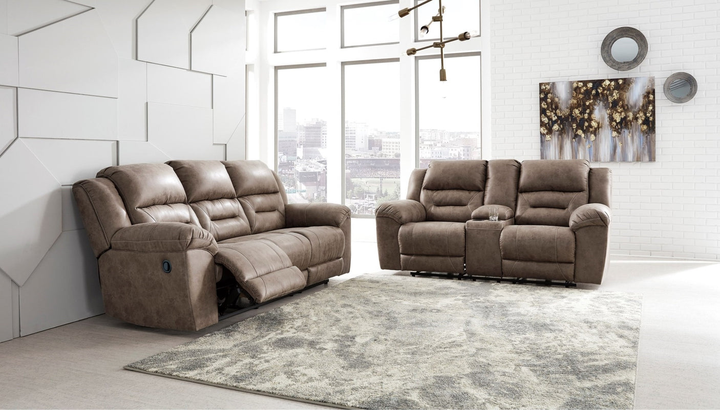 Stone Sofa & Loveseat