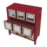 Red Accent Cabinet - Katy Furniture